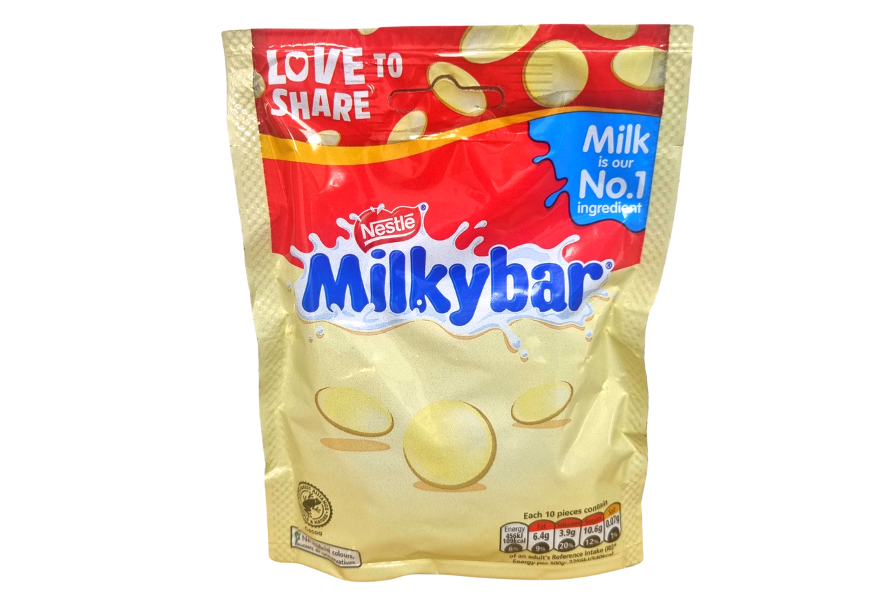 Nestle Milkybar White Chocolate Buttons Sharing Bag 94g Best